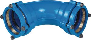 Steckmuffen-Bogen 90°, für Wasser 7320 d 63mm - Hawle System 2000