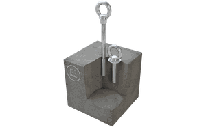 Anschlagpunkt zum Einkleben in Beton L3-B-0-100 ABS Lock III-B - ABS Absturzsicherung