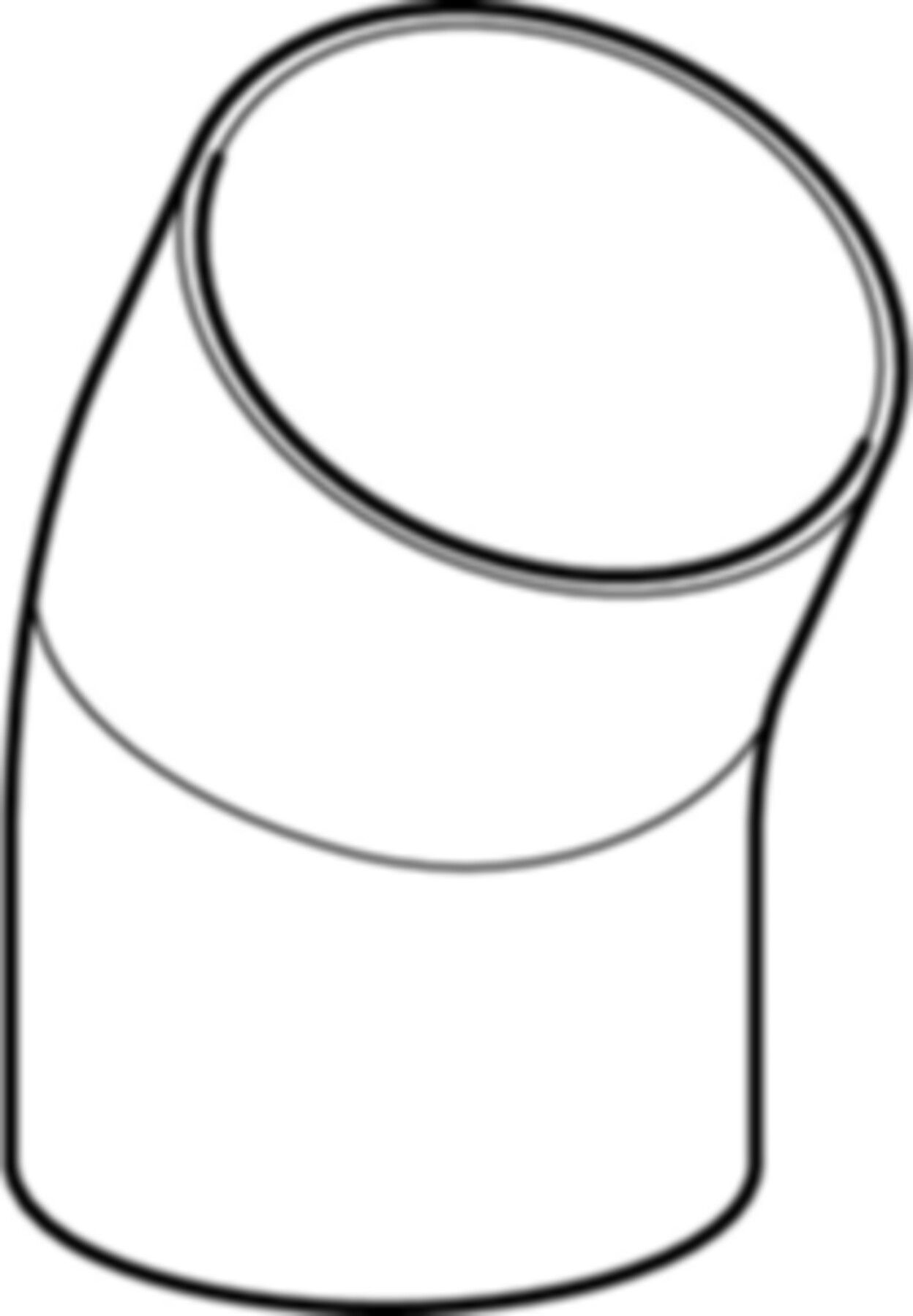 Segmentbogen 30° d 250mm 371.030.16.1 - Geberit-PE-Formstücke