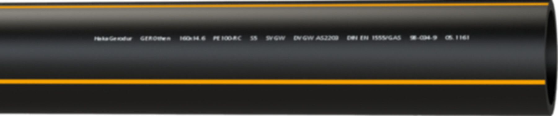 PE100 S5 PN 5, Gas, Stange à 10m d 90 x 8,2mm - PE100-RC Rohre in Stangen