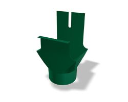 PREFA Kastenrinnenkessel 333/100 mm Moosgrün 548019 - PREFA Dachentwässerungssysteme