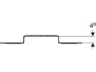Montageplatte 2fach, abgesetzt 100/153mm 650.732.00.2 - Geberit-Push Fit-Formstücke