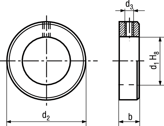 Stellringe o Gew-Stifte INOX 1.4305 BN2852 DIN705A 8 - Bossard Schrauben