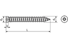 SPAX®-RA Zyl-Kopf vzb/WIROX® BN20216 Ø7,5x210(T30) - Bossard Spanplattenschrauben SPAX