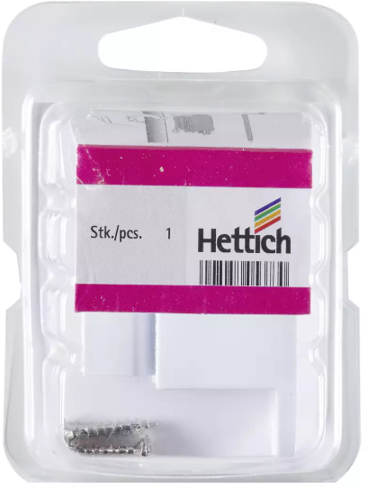 Hettich Klemmhalter Kunststoff weiss, für Kurbelstange - Diverse Möbelbeschläge und Zubehör