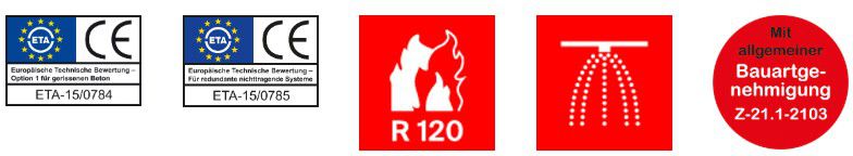 MULTI-MONTI Betonschrauben, MMS-PLUS-MS Flachrund T30, blau verz., Ø 7.5 x 35mm - Beton- und Maurerschrauben