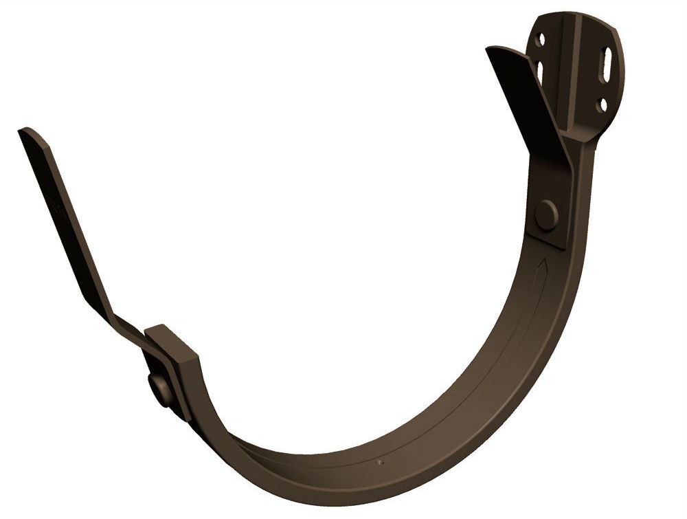 PREFA Stirnbretthaken für Kastenrinnen 250 mm P.10 Braun 202041 - PREFA Dachentwässerungssysteme