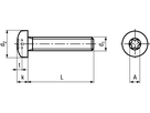 Lins-Schr mit I-6rd INOX A2 BN5687 M2x6/X6 - Bossard Schrauben