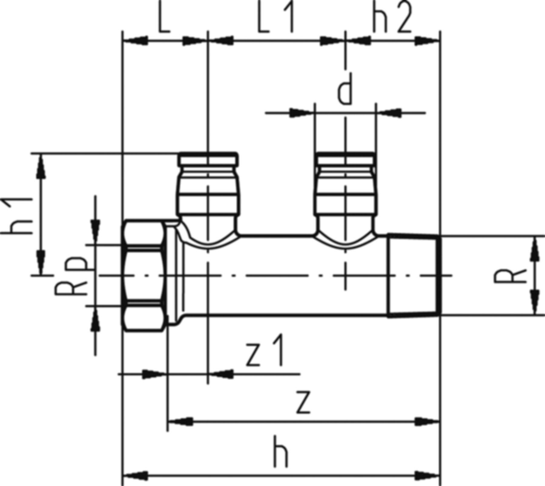 Verteiler-Modul 3-fach 3/4"-16/20 762 102 295 - GF I-Fit Formstücke + Werkzeuge
