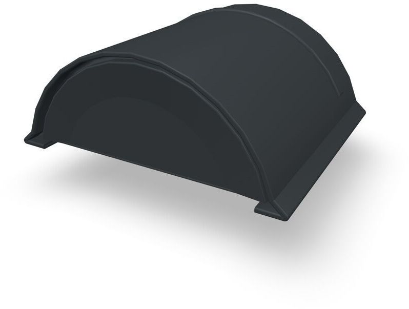 PREFA Jet-Lüfter-Vorkopf stucco 19 P.10 Dunkelgrau 110619 - PREFA Dachsysteme