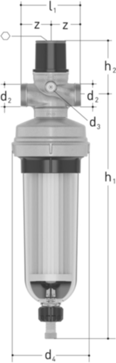 JRGURED-Hauswasserstation DN25 1353.025 1" / G 11/4" , ohne Verschr. 4 bar PN 16 - JRG Armaturen
