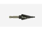 TIVOLY Stufenbohrer HSS tialN Shock Series Schaft 6.35 , 4-6-8-10-12-14-16-18-20 mm - Bohren