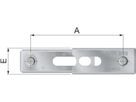 Montageplatte BME 8x50/90 39420 - Flamco-Rohrschellen
