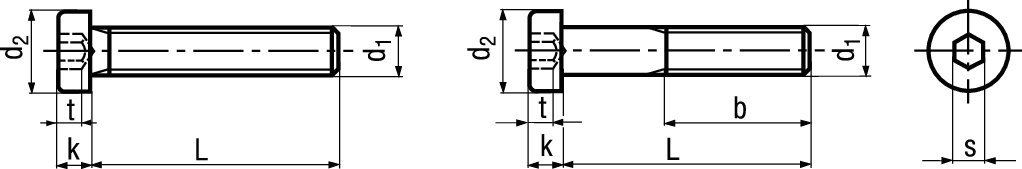 Zyl-Schr I-6kt niedr Kopf INOX A2 BN2844 DIN7984 M4x10 - Bossard Schrauben