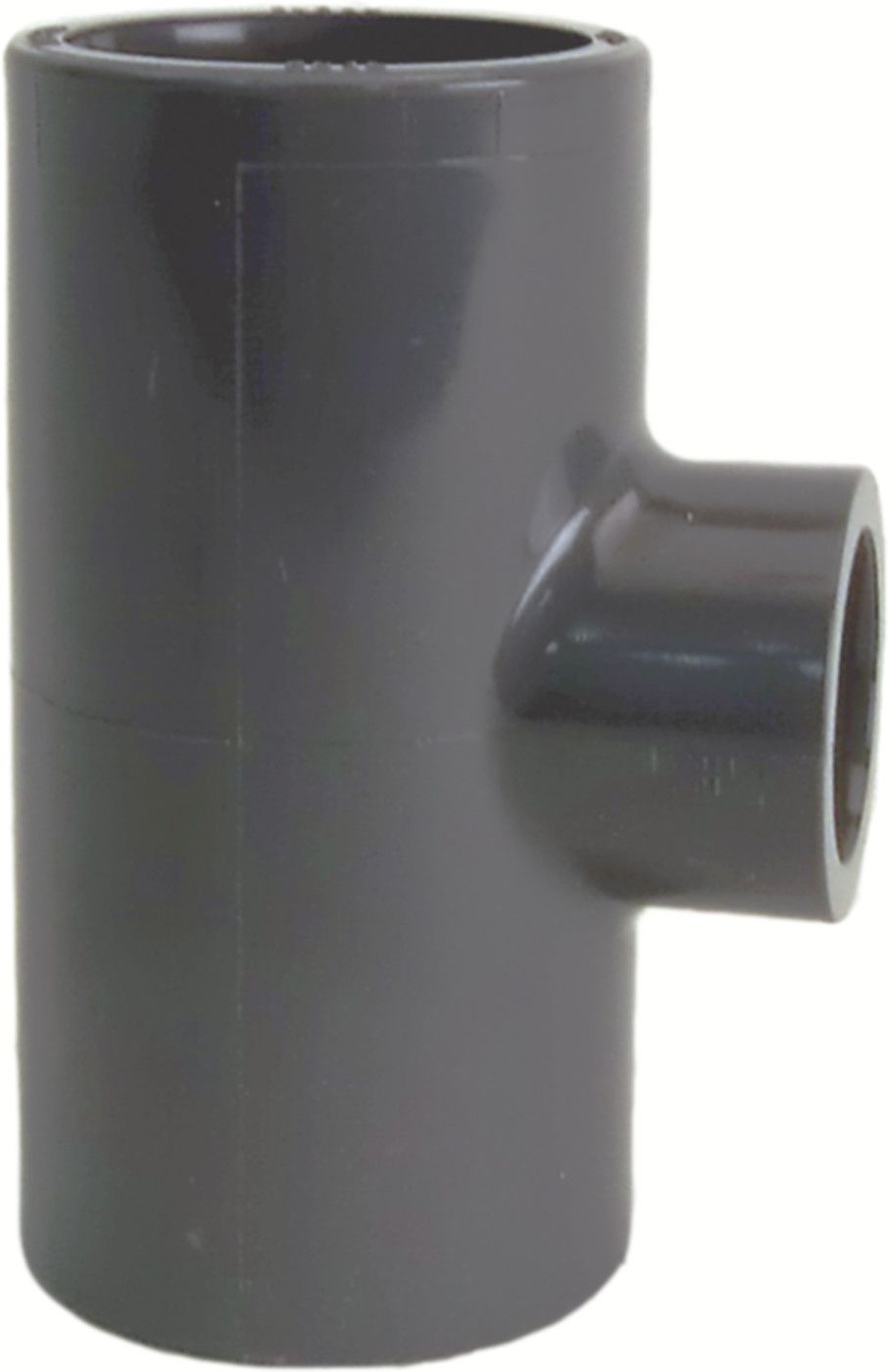 T 90° red. mit 3 Muffen 63-25-63 mm 721 200 011 - GF Hart PVC-U Formstücke