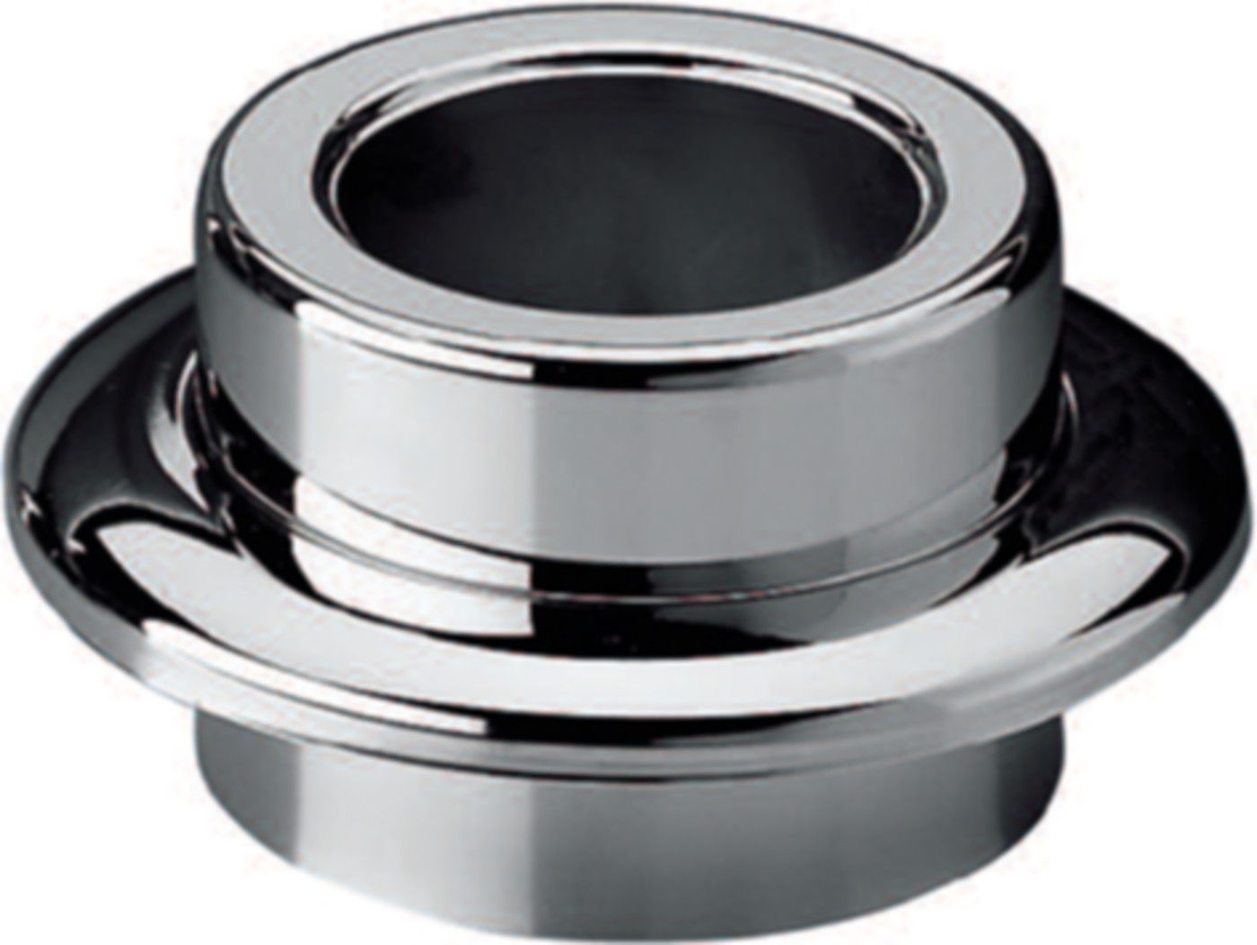Rosette rund verchromt 125 mm 15400 - ISTA - Wärme- / Wasserzähler