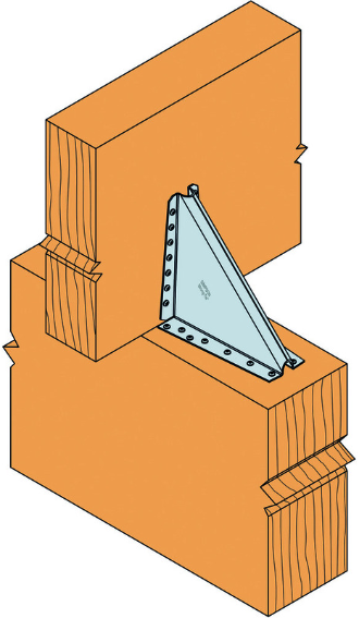 SIMPSON Knagge 170 160x160x92x2mm, verzinkt - Holzverbinder