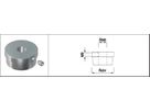 Rohrk Vollmat gerad m. Fase und sichtb Q-geb M6 33.7 mm geschl. 1.4301 - INOXTECH-Handlauf-/Geländer-System