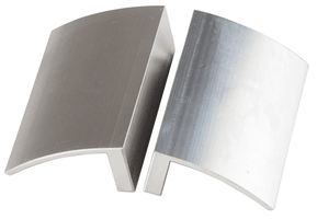Alu-Schraubstockbacken 80 mm, glatt - Bauwerkzeuge