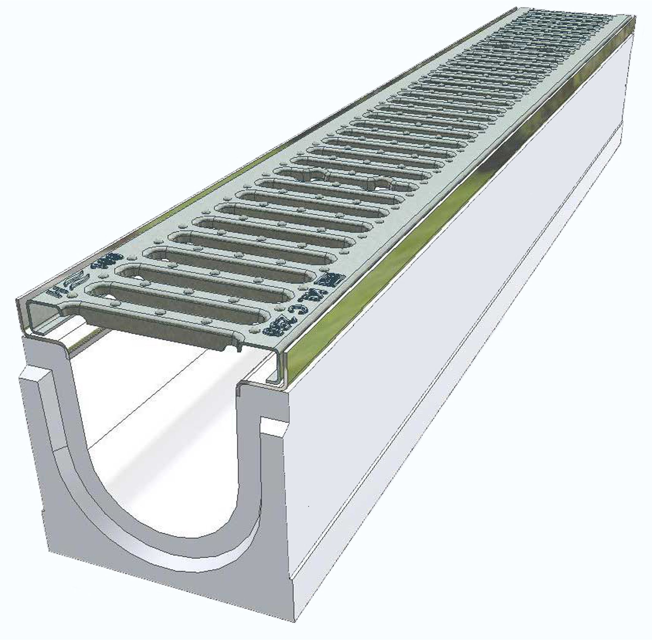 TOP 100 C250 mit verz. Stegrost Element 100cm