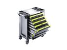 FORTEC Werkstattwagen Eco 299-tlg. 7 Schubladen+ Seitentür, 765x460x820mm - Werkzeugkoffer,Sortimentskoffer,Behälter
