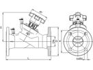 Strangregulierventil Hydrocontrol VFC PN 16 DN 65 L 290 mm GG25 106 26 51 - Oventrop Strangregulierventile