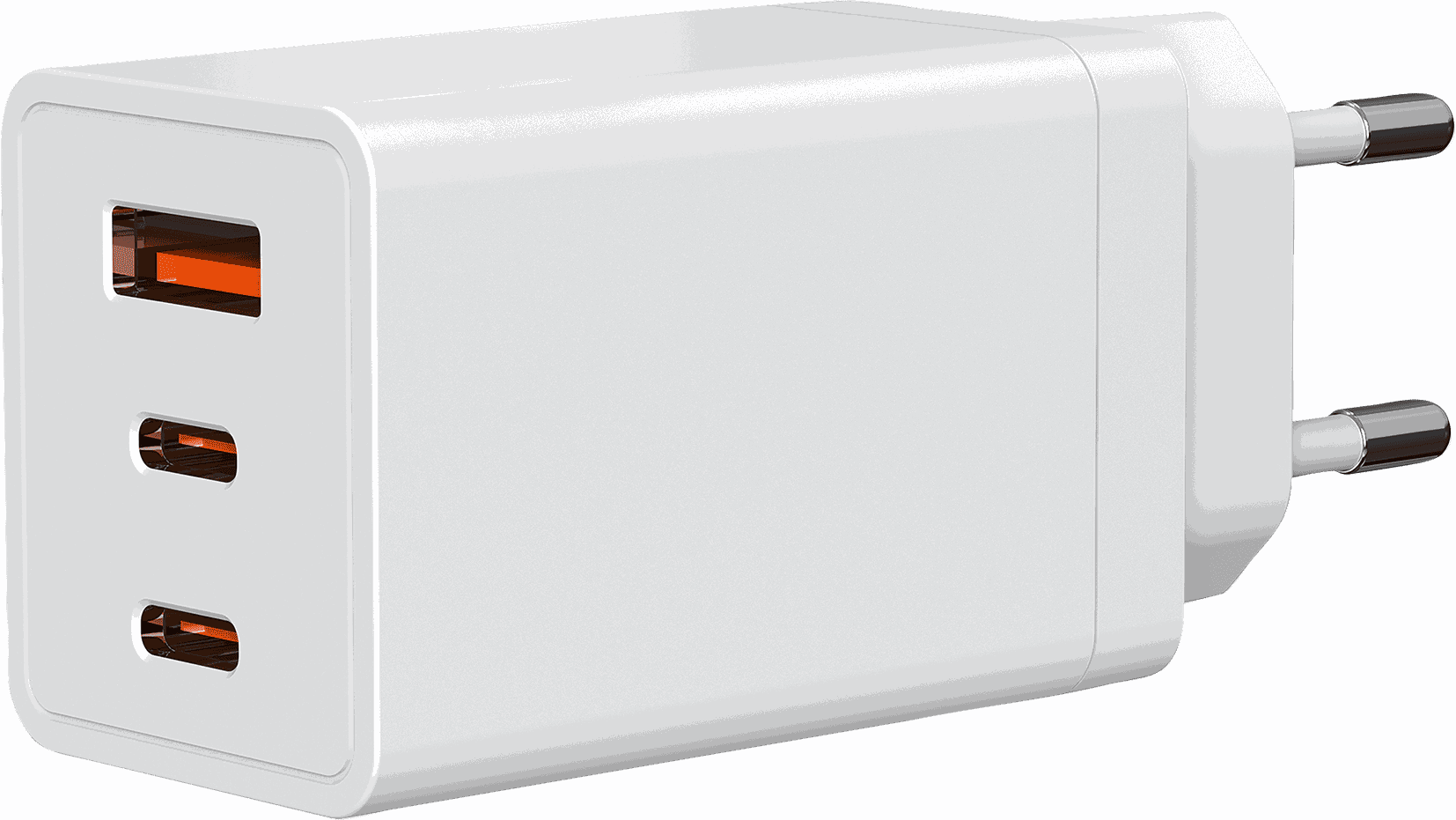 Ladeadapter, 2xUSB-C, 1xUSB-A, 67W weiss, 230V, max. 5.85 A - Elektrozubehör