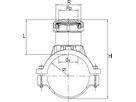 Sperrblasenarmatur SPA (Karton à 6 Stk.) d 200mm 612 755 - Frialen Elektroschweissfittinge