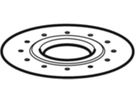 Teller Chromstahl 152.328.00.1 - Geberit-PE-Formstücke