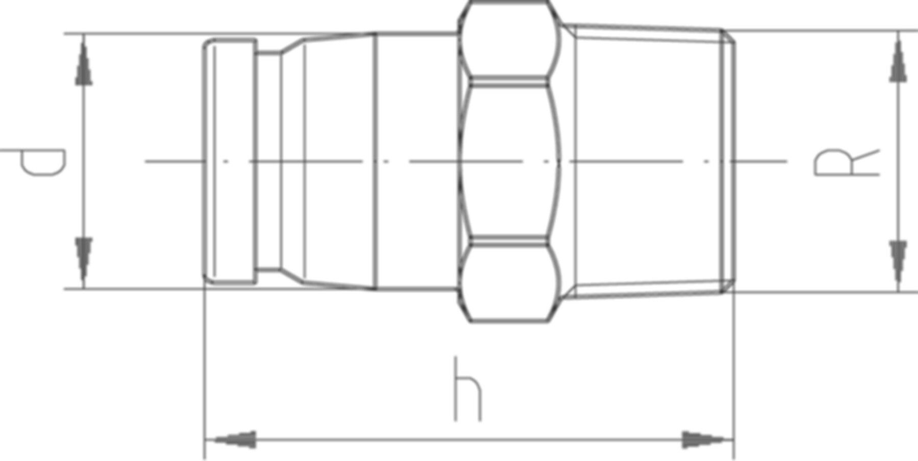 Übergangsmodul iFit mit AG 16/20-3/4" 762 102 266 (762 101 266) - GF I-Fit Formstücke + Werkzeuge