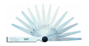 VOGEL Fühlerlehre, konische Blattform 13 Blatt, 0.05-1.00mm, 0.002-0.40inch - Kontrollieren