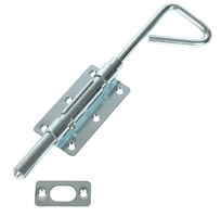 SANER Bajonettriegel, mit Schliessblech D=16mm, L=700mm, Hub=62mm, verzinkt - Stoss- und Treibriegel mit Zubehör