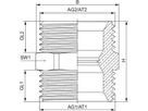 Kupplungsnippel f/MKV EK G 3/4" 2 253 3434 01 - Hummel Programm