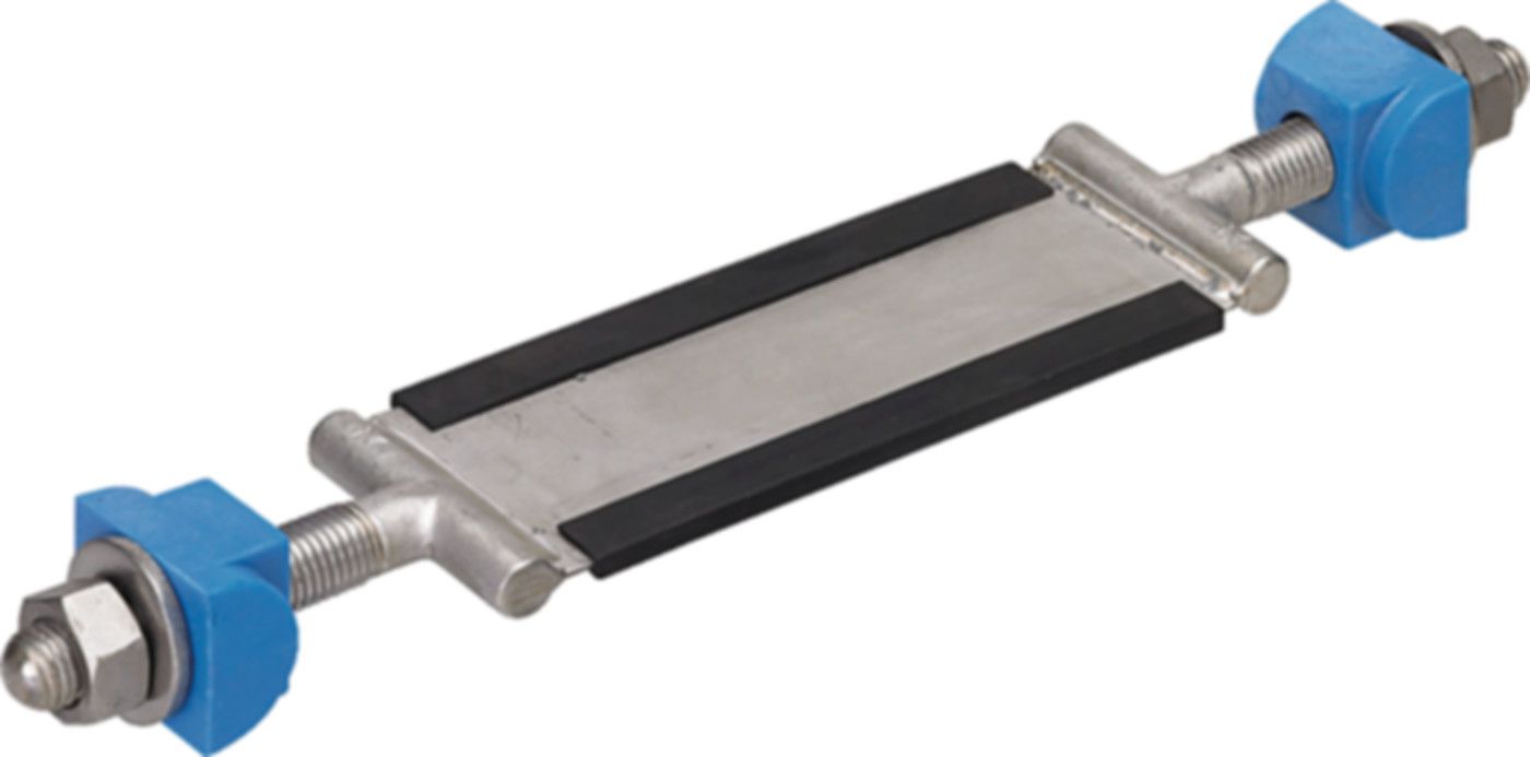 Haltebügel Inox, ohne Erdung 3112 ohne Satteldichtung, DN 200 L = 720mm - Hawle Hausanschluss- und Anbohrarmaturen