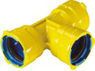 Steckmuffen-Tee, Baio Gas 5425 DN 200/ 125 - Hawle Steckmuffenformstücke