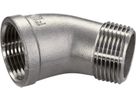 Inox-Winkel 45° IG/AG 11/2" 1121 - Rostfreie Gewindefittings
