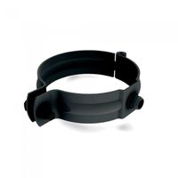 Rohrschelle für Ablaufrohr, mit M10 Gewinde Ø60 mm, P.10 schwarz 202804 - PREFA Dachentwässerungssysteme