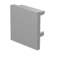 Solarline Handlaufprofil , Enddeckel 40x40 , elexiert , gebürstet - Inoxtech Solarline