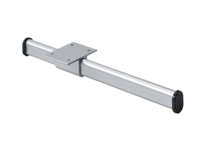 Hettich Kleiderstange Aluminium, silber eloxiert, 225mm - Diverse Möbelbeschläge und Zubehör