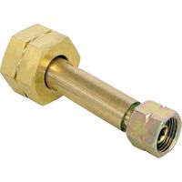 Umfüllstutzen aus Messing 3/4"i LH - 3/8"i LH , für Flasche mit Tauchrohr - Schweissen