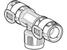 T-Stück 25mm-1/2"-25mm 620.392.00.1 mit MasterFix - Geberit FlowFit-Rohre/Formstücke