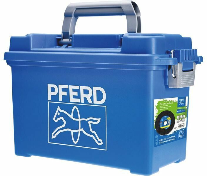 PFERD Trennscheibe EHT 125-1,0 Steelox, Ø125mm, 100 Stk. in Transportkoffer - Schleifen, Trennen