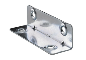 Hettich Längswinkel verzinkt, 20 x 20 x 67mm - Diverse Möbelbeschläge und Zubehör
