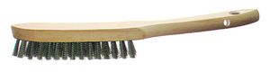 ZEINTRA Stahldrahtbürste, INOX 3-Reihen, mit Stiel, 543R - Feilen, Bürsten