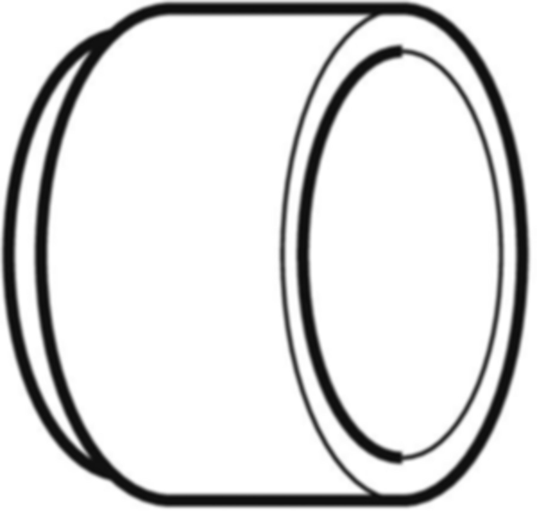 Sifonanschlussmuffe 360.770.16.1 d 40/46mm - Geberit-PE-Formstücke