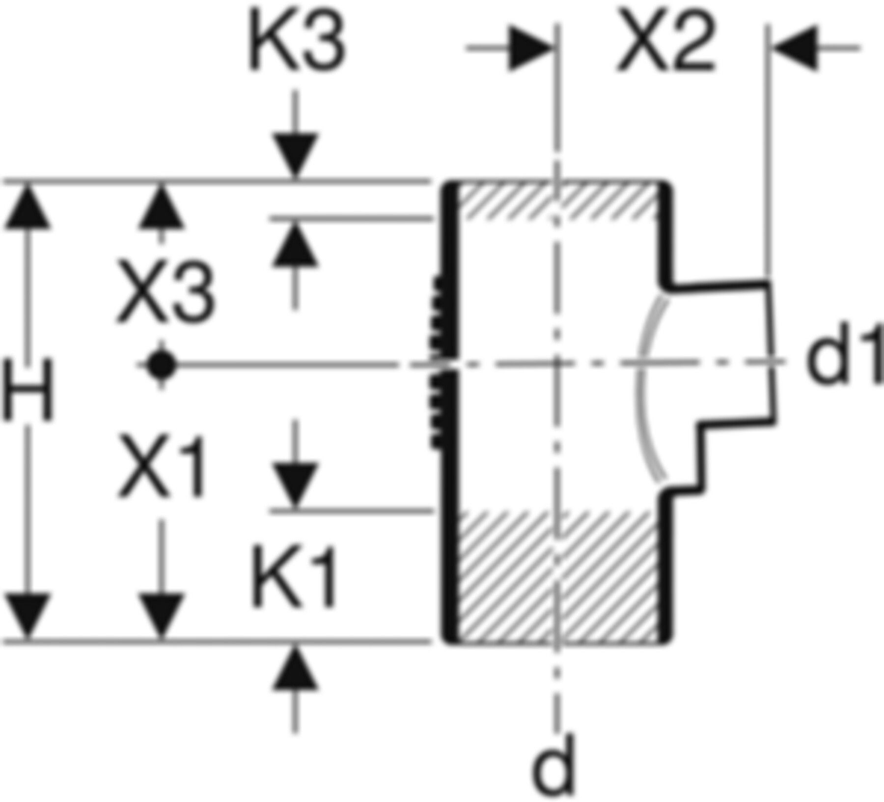 Abzweig 88.5° d160/160mm 315.148.14.1 - Geberit-PE-Silent-Formstücke