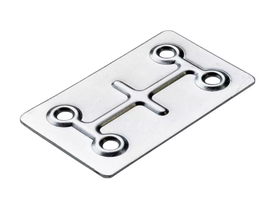 Hettich Verbindungsblech verzinkt, 40 x 66mm - Diverse Möbelbeschläge und Zubehör