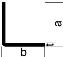 EN10162:2003 / DIN 17118 20/15/2.0 mm - Kaltgerollte Winkelprofile S235JR