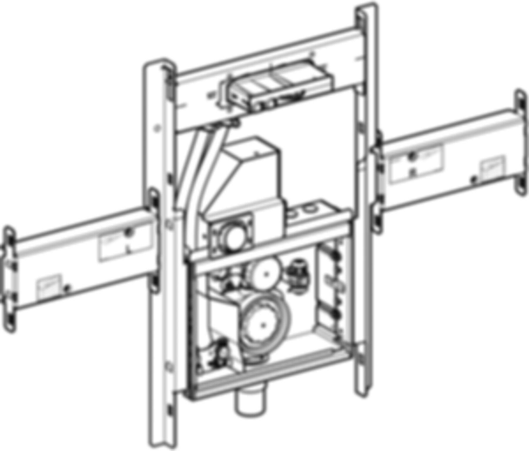 Set für ONE Waschtisch/ONE Wandarmatur 74cm x 24.5cm 461.472.00.1 - Geberit-GIS