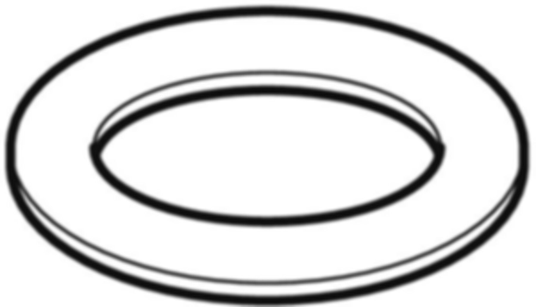Flanschdichtung d 250mm 371.742.00.1 327/238/4 mm - Geberit-PE-Formstücke